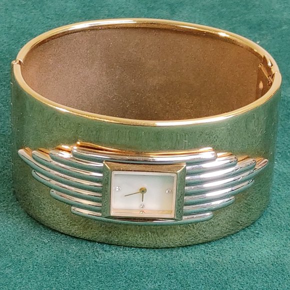 ALFRED DURANTE FRANKLIN MINT WATCH IN FUFF BRACELET - Picture 2 of 10